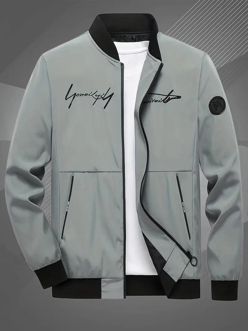 Giacche preppy da uomo alla moda adatte per abbigliamento stagionale, giacche casual da uomo alla moda primaverili e autunnali